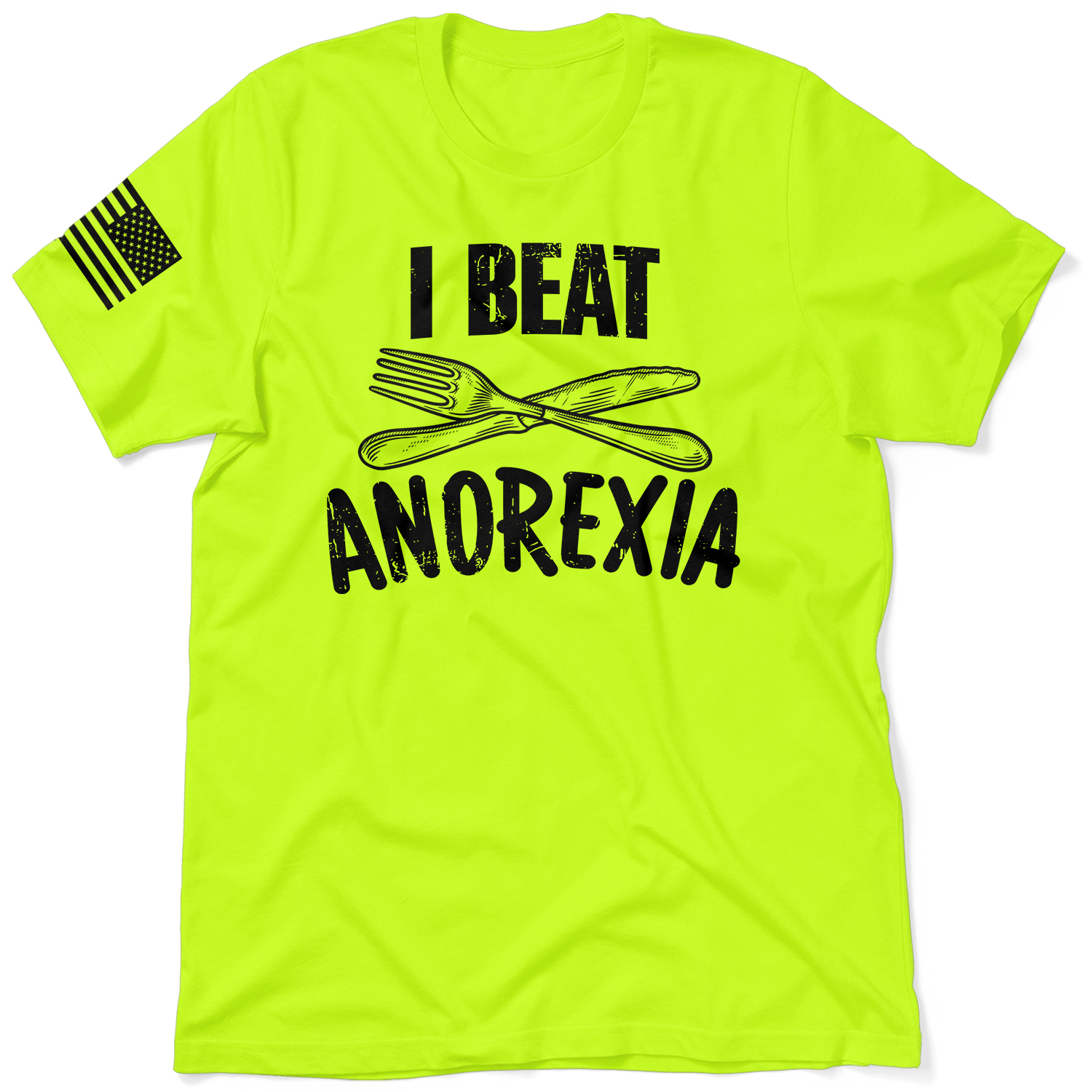 Beat Anorexia - Safety Yellow T-Shirt