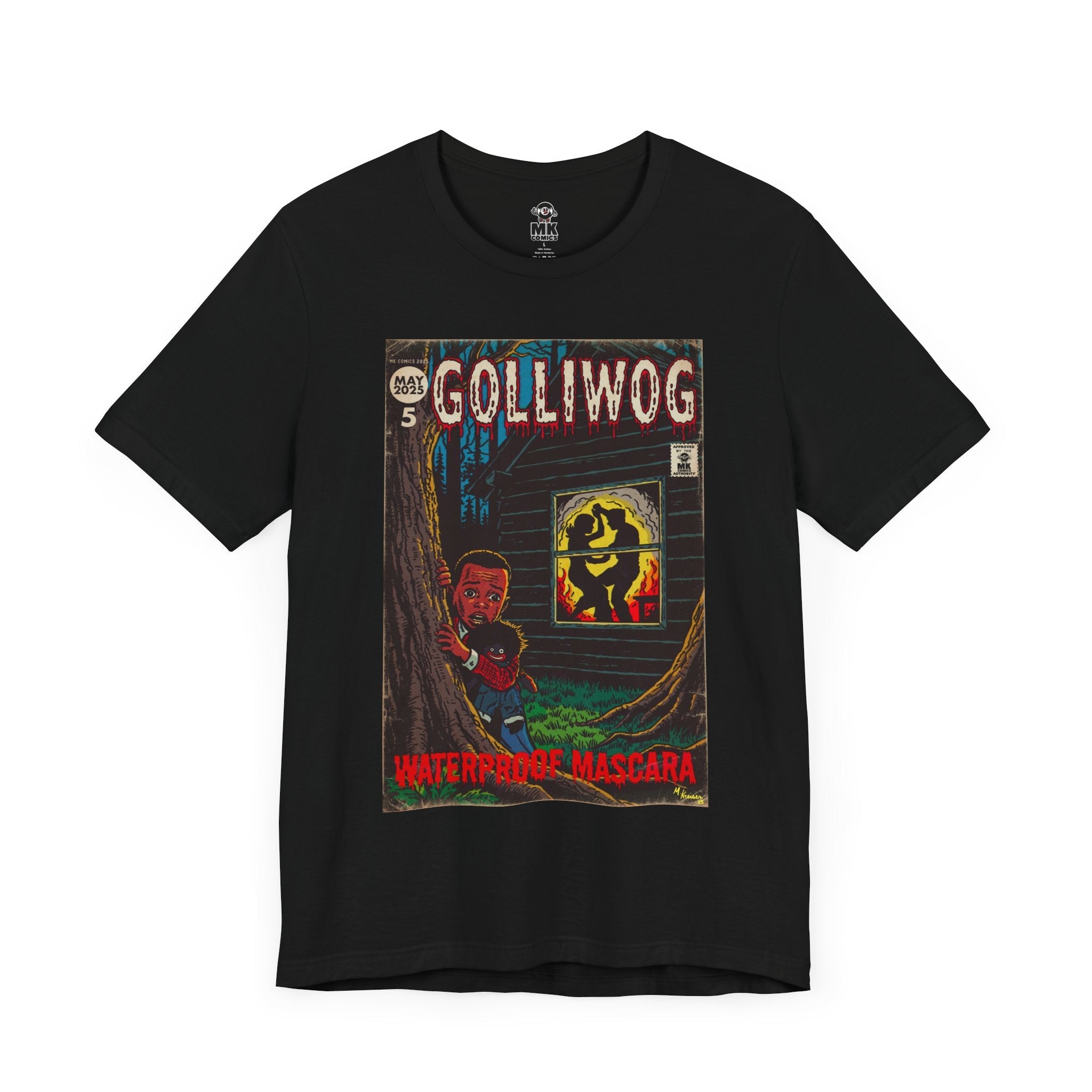 Waterproof Mascara - Golliwog - Unisex Jersey Short Sleeve Tee