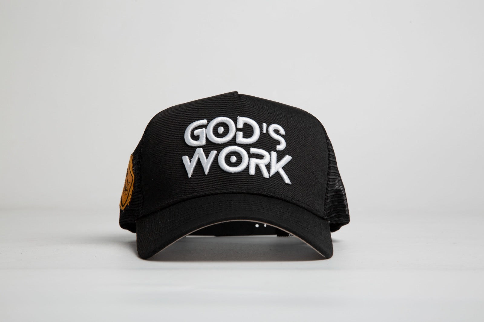God’s Work- Signature Series Black Mesh Snap-back