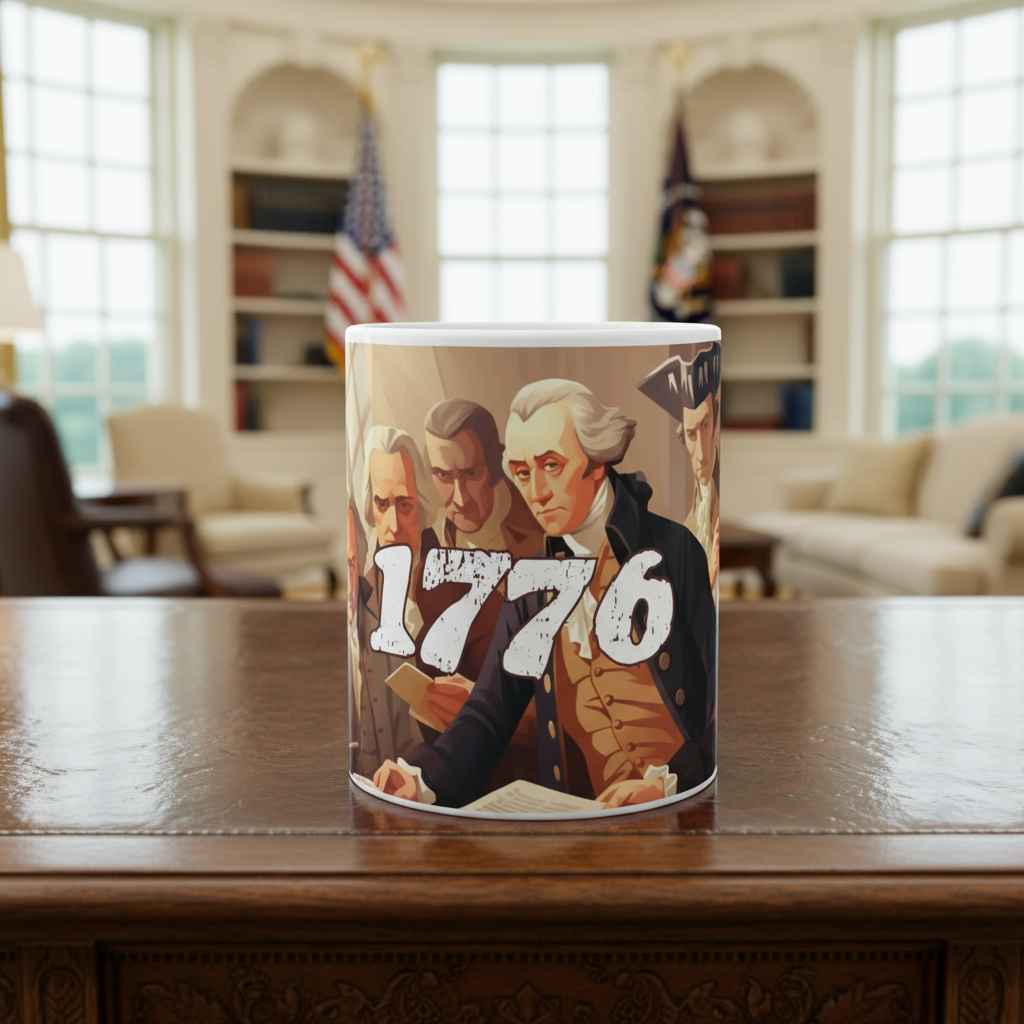 Founding Fathers 1776 Declaration Ceramic Mug