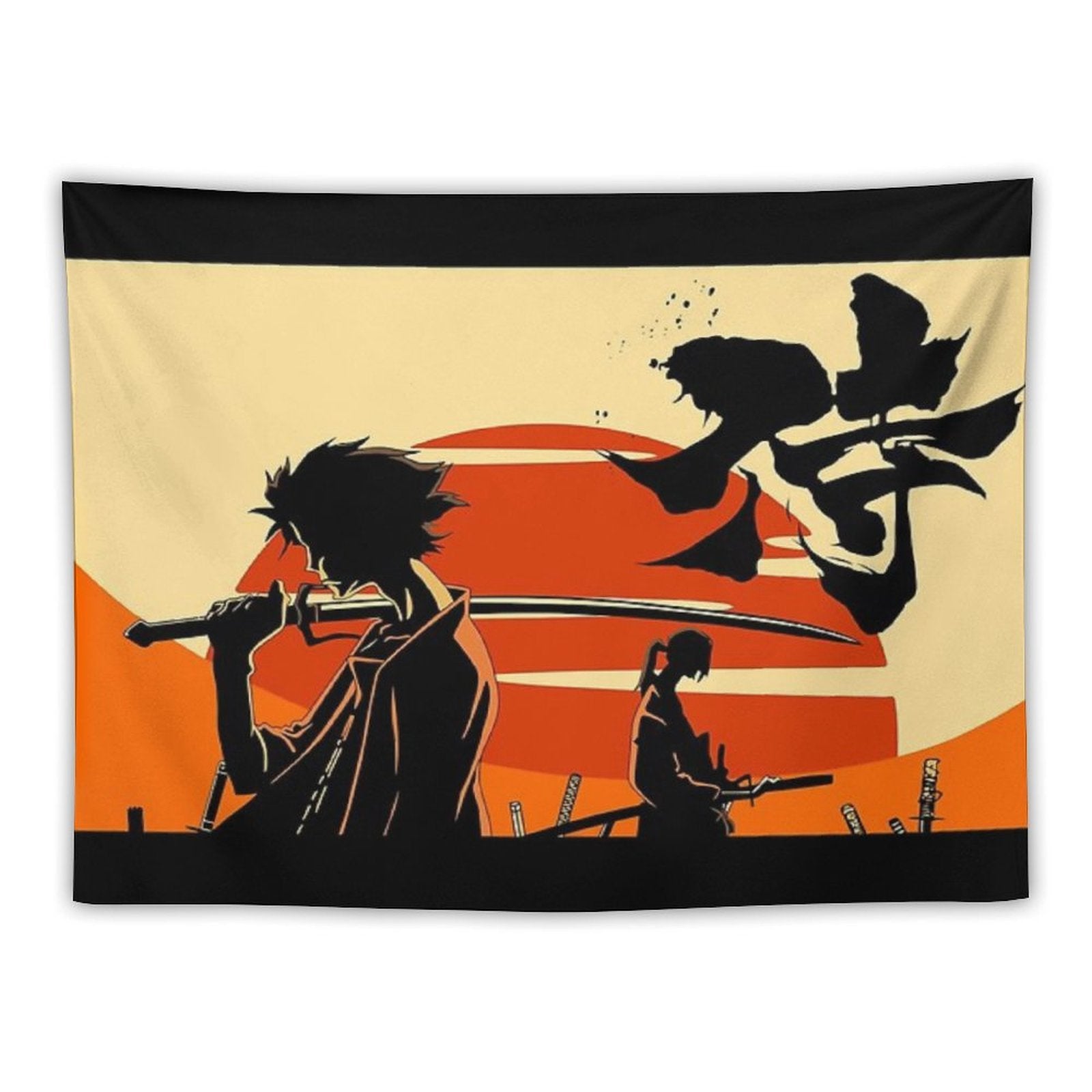 Sunset Samurai Tapestry