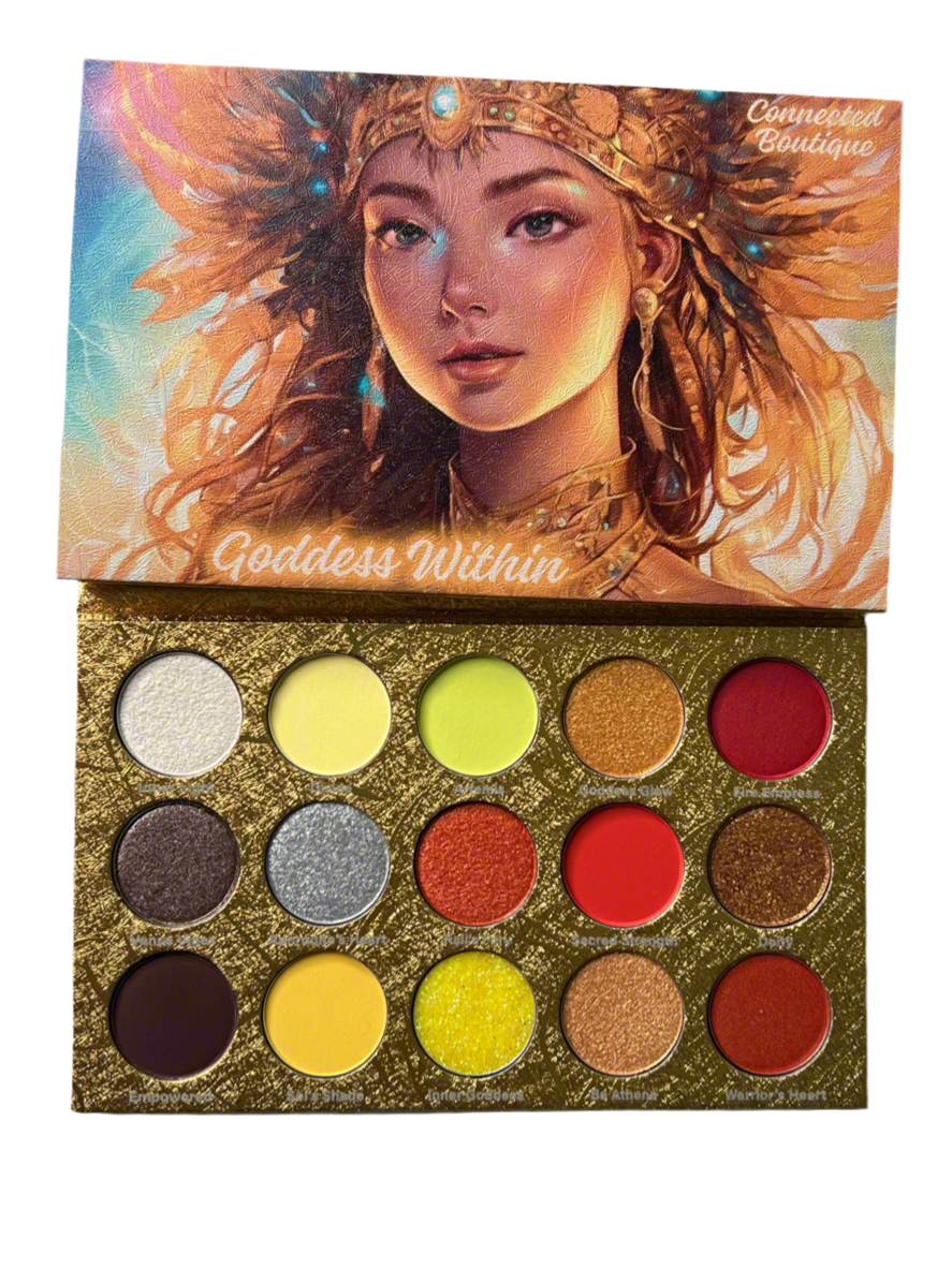Goddess Within 15‑Shade Eyeshadow Palette – Bold Mattes &amp;amp; Luminous Shimmers