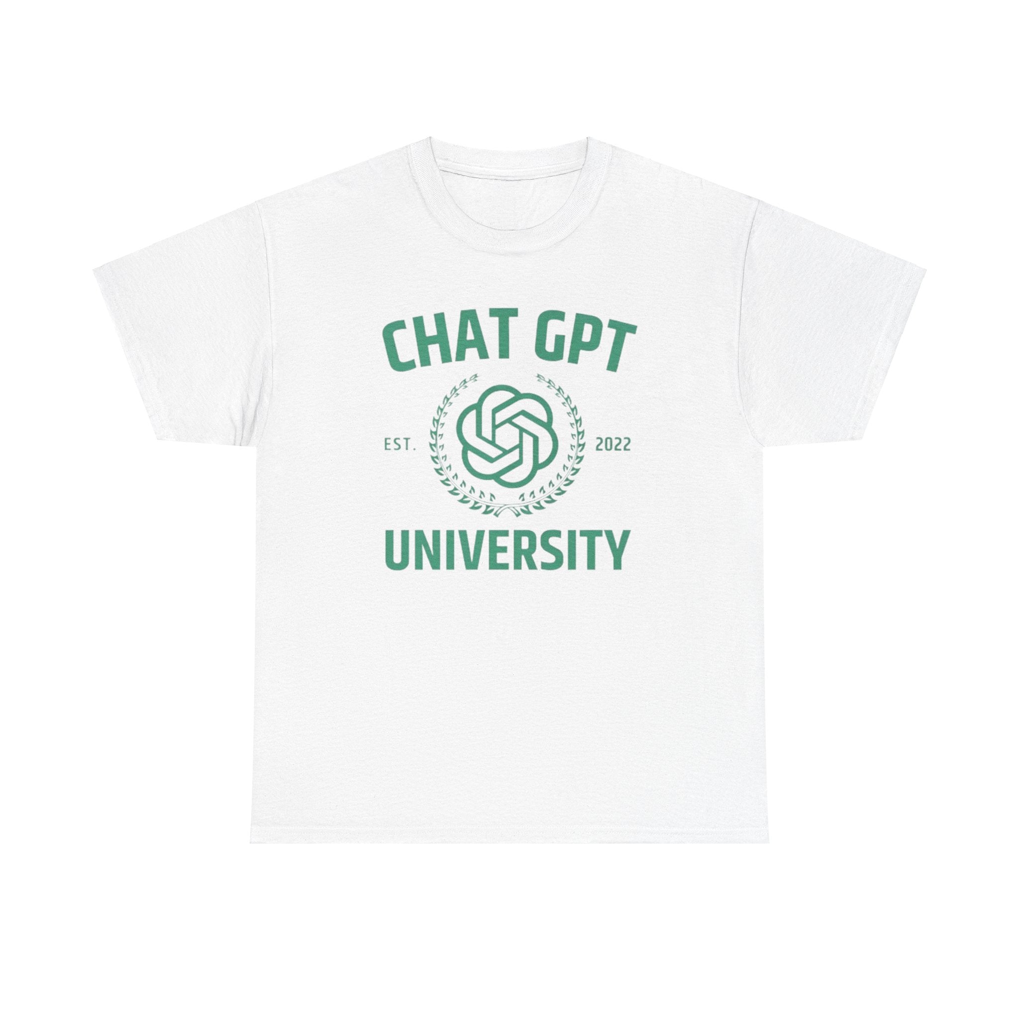 Chat GPT University Shirt – Funny AI Meme T-Shirt for Tech Fans