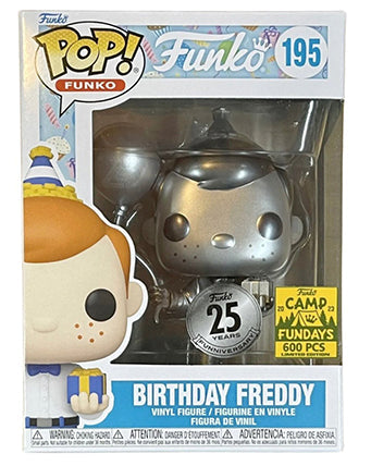 Birthday Freddy Funko (Metallic) 195 - 2023 Camp Fundays Exclusive/600 Pieces