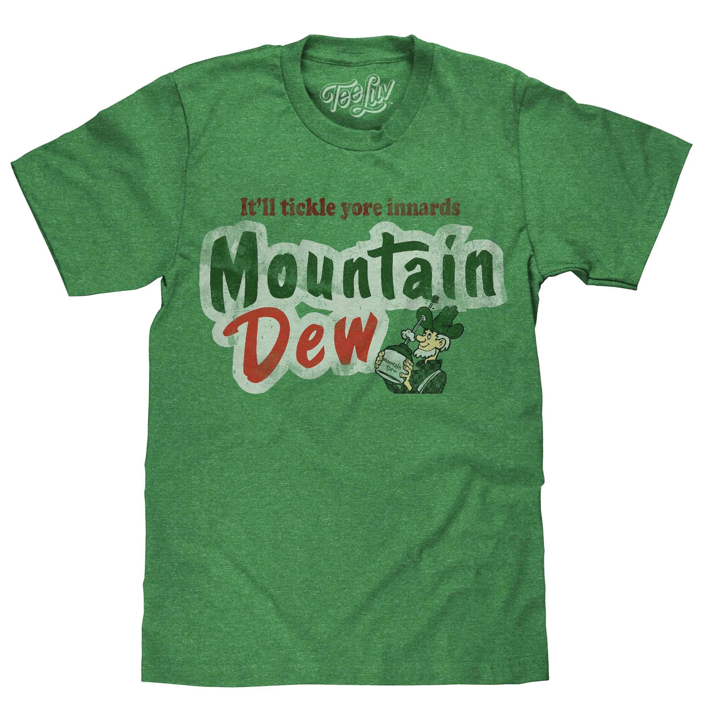 Mt. Dew It&amp;#39;ll Tickle Your Innards T-Shirt - Green