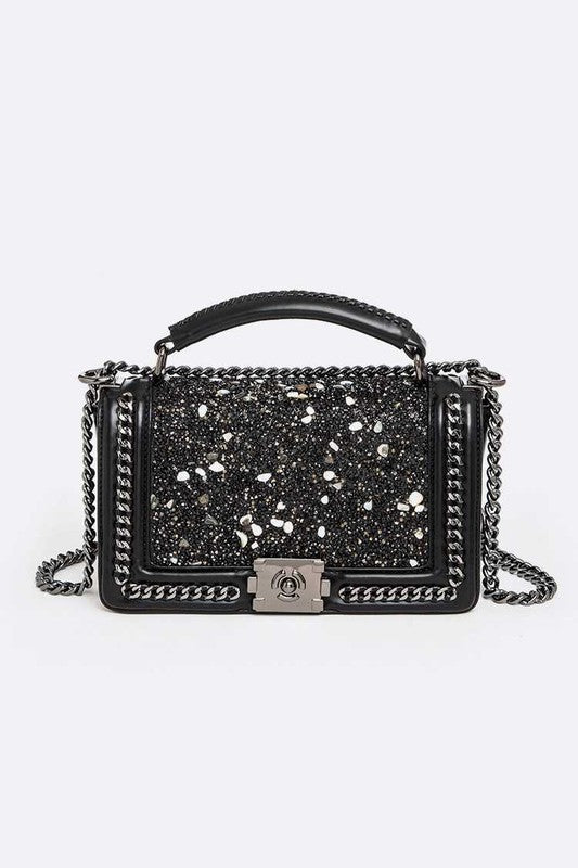 The Midnight Spark Druzy Handbag