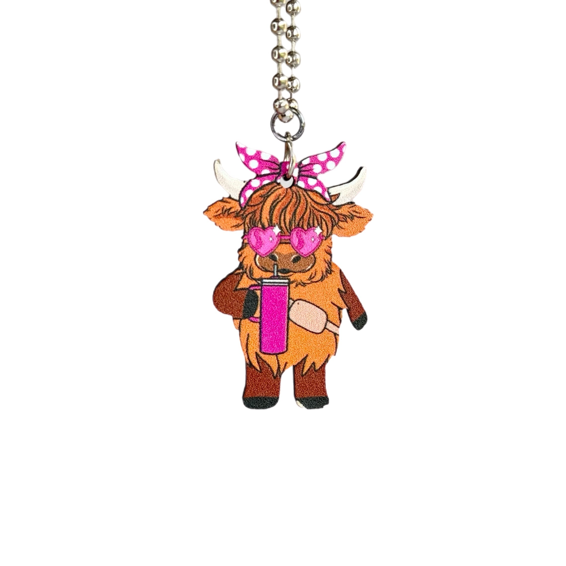 TRENDY COW Charm - Tumbler Handle Charm