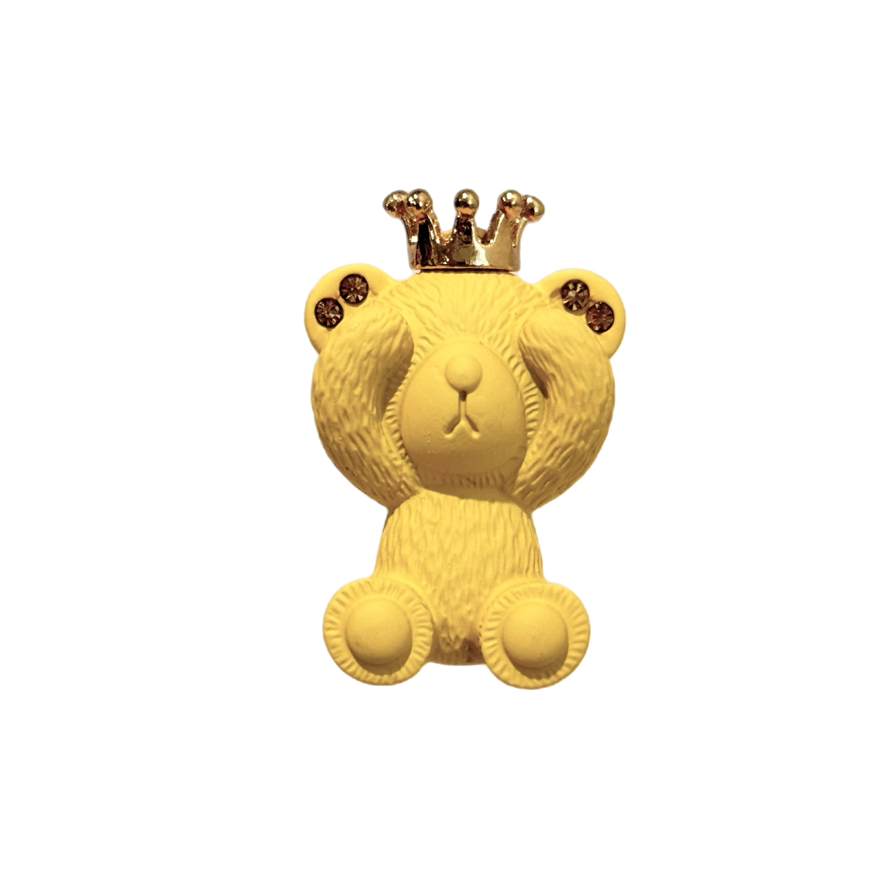 PEEK A BOO BEAR DELUXE METAL STRAW TOPPER OR CHARM