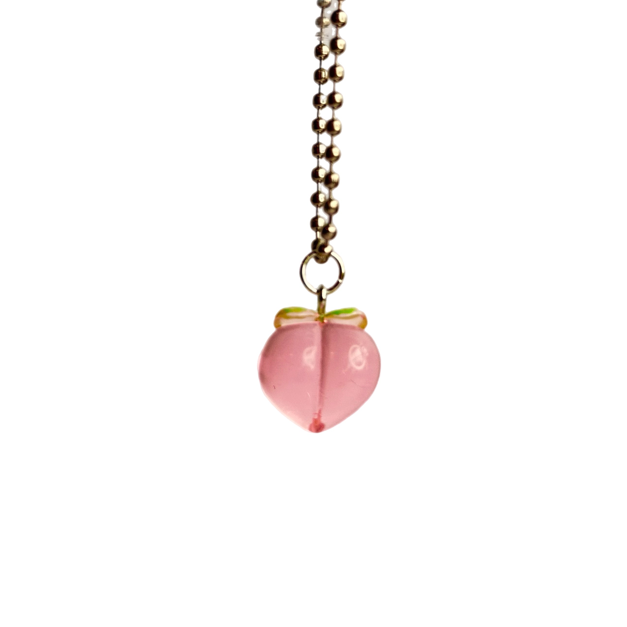 PEACH Charm - Tumbler Handle Charm