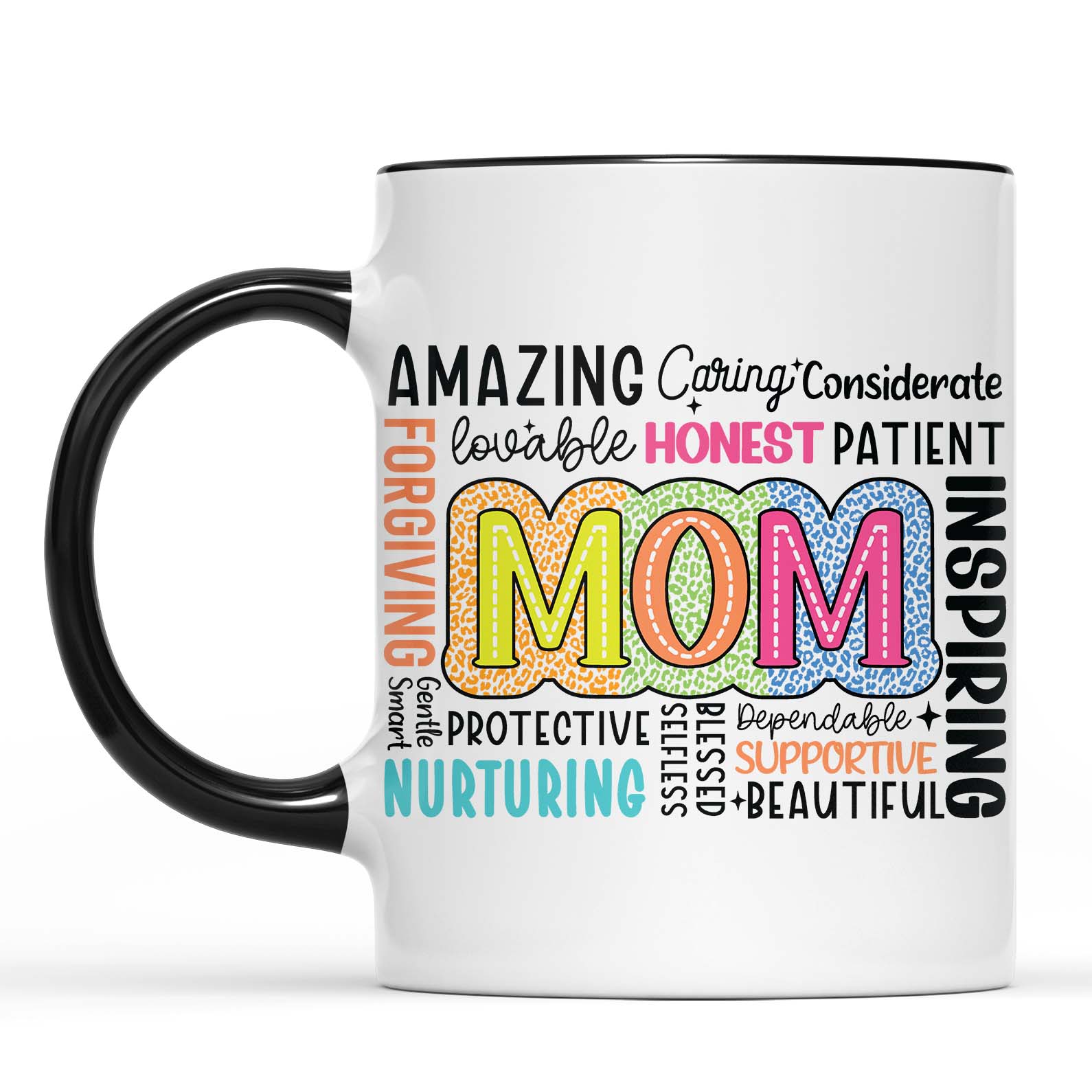 Inspirational Mom Mug - Retro Mom Life Mug, Blessed Mama Quote Gift for Mother&amp;#39;s Day, Strong Mom Life Drinkware 682153