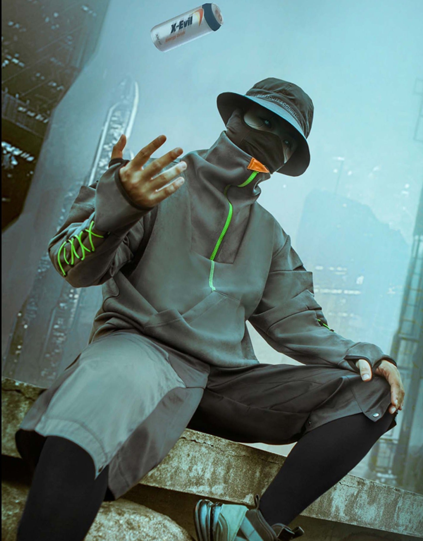 APH509 Not Evil Cyber Sweater