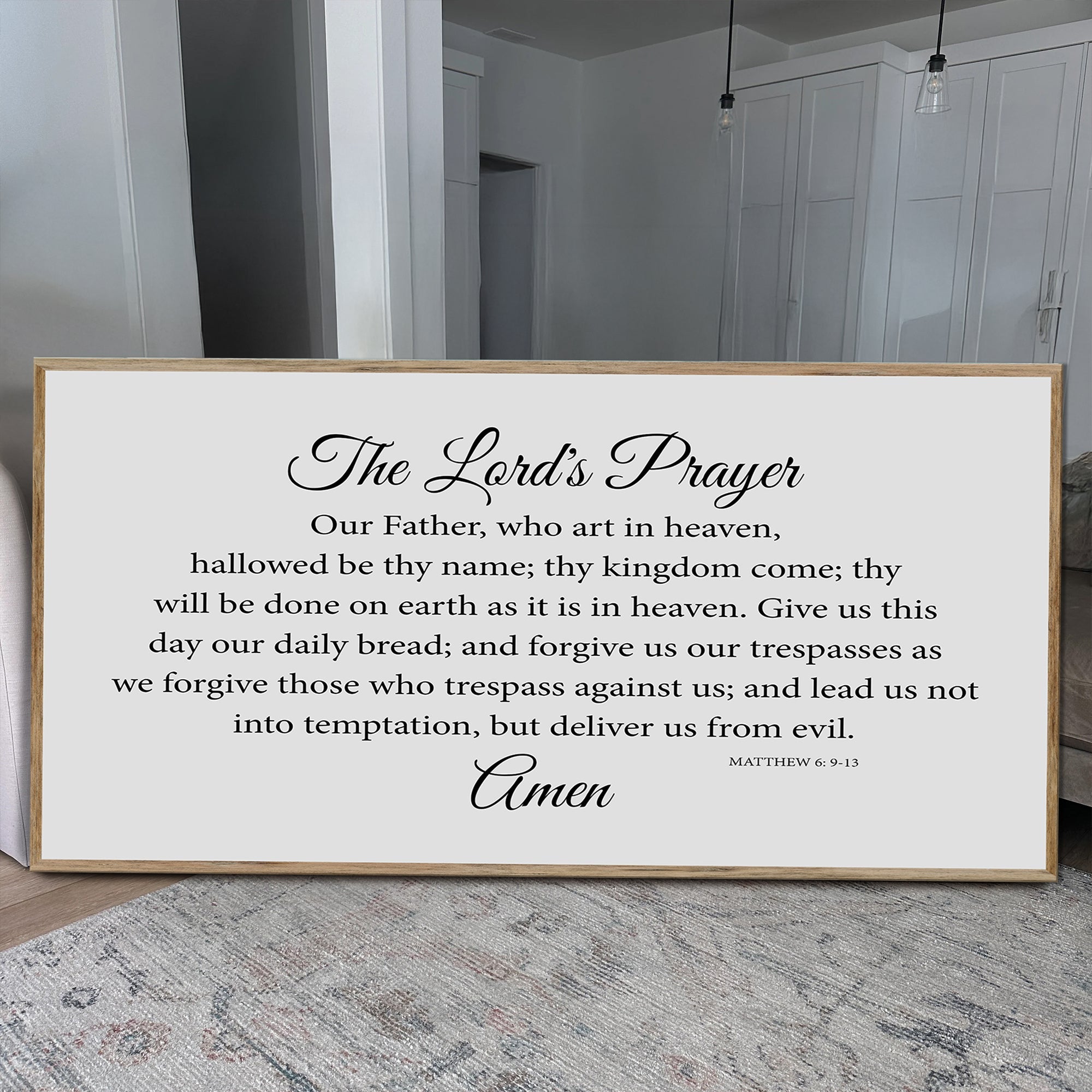 The Lord&amp;#39;s Prayer Faith Sign