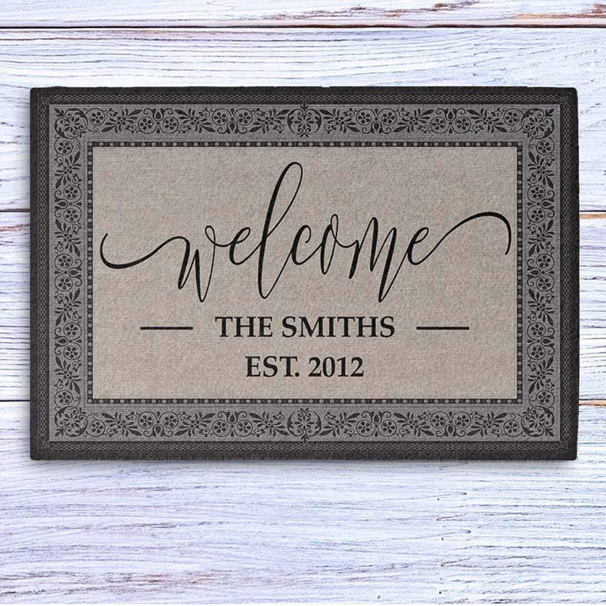 Personalized Family Name Doormat