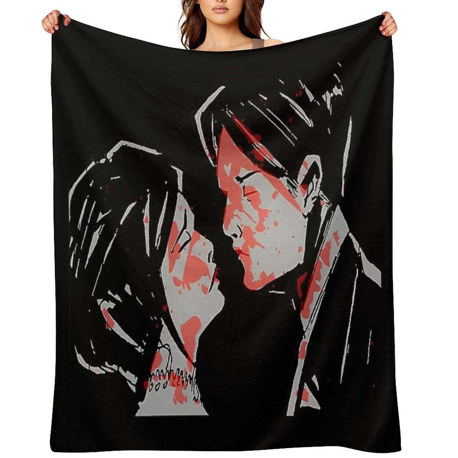 Loves Black Parade Mcr Throw Blanket