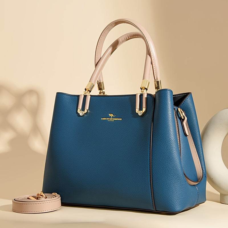 Impeccable Ladies Genuine Leather Handbag - Spacious, Stylish &amp;amp; Versatile - Perfect Commuter Bag with Adjustable Crossbody Strap for Everyday Glamour