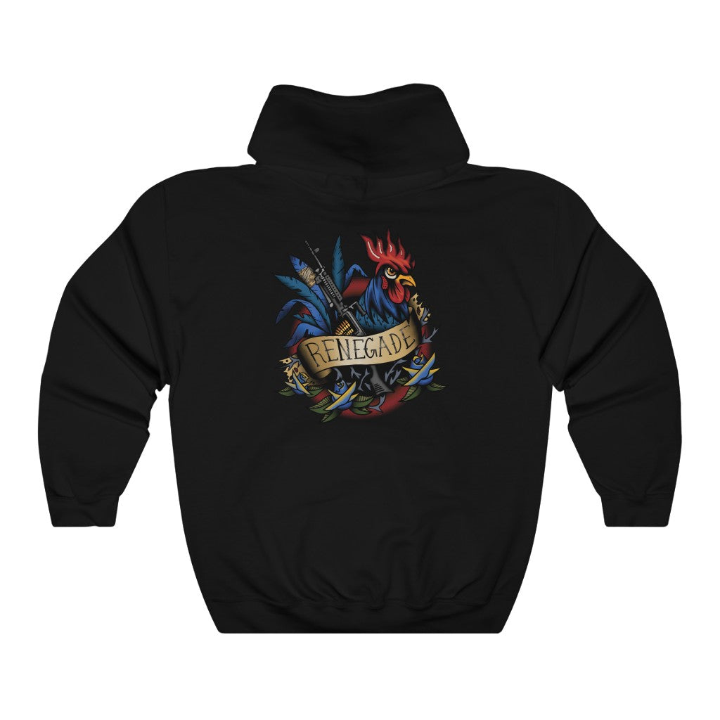 Blue Renegade Rooster - Hoodie