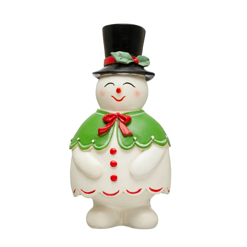 Resin Snowman Toothpick Holder w/ Top Hat