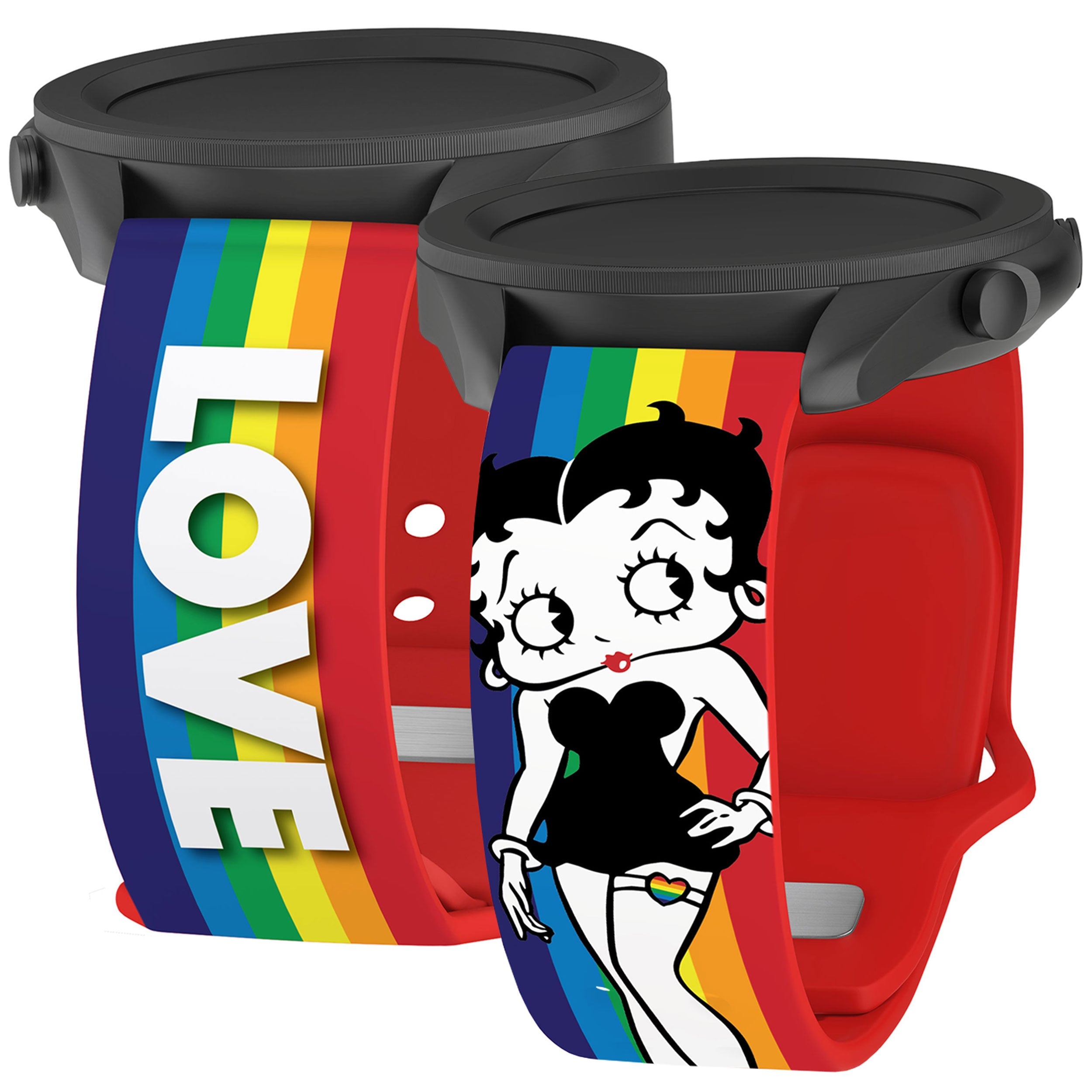 Betty Boop Pride HD  Watchband for Samsung, Garmin, Fossil, and More for Samsung, Garmin, Fossil, and More