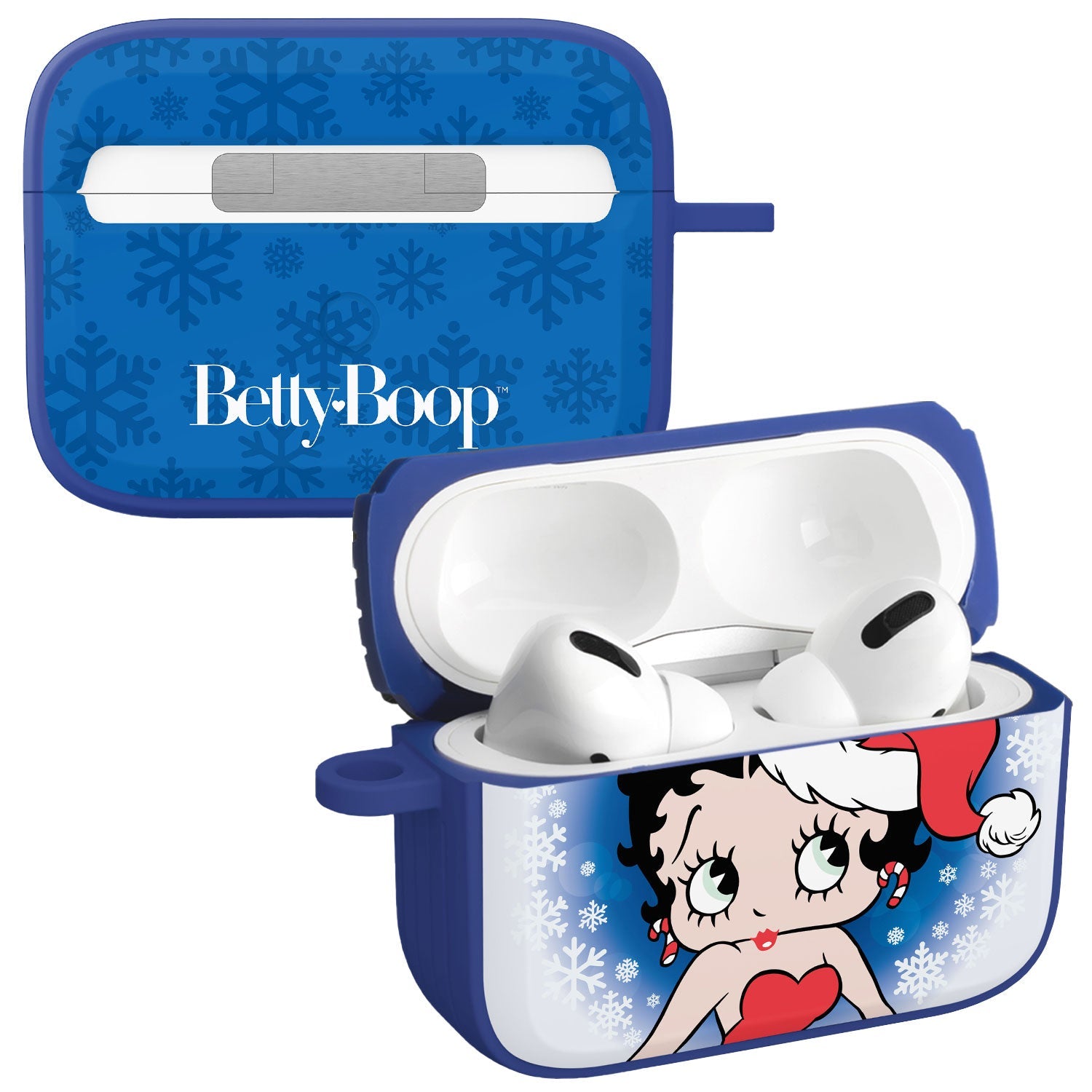 Betty Boop Happy Holidays HDX Apple AirPods Pro 1 &amp;amp; 2 Case Cover
