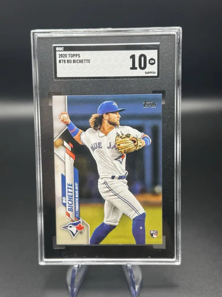 2020 Topps Bo Bichette Rookie #78 SGC 10 Gem Mint Blue Jays RC 🔥