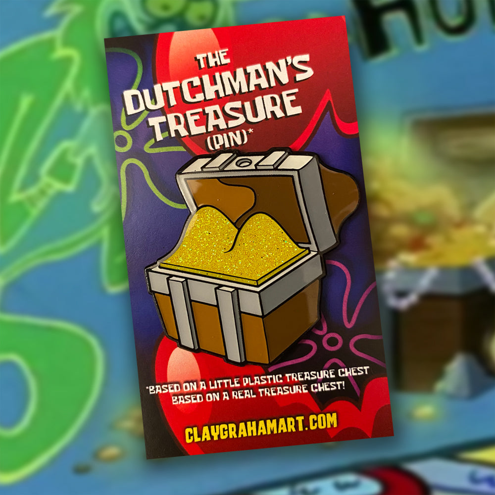The Dutchman&amp;#39;s Treasure 1.75&amp;quot; soft enamel pin