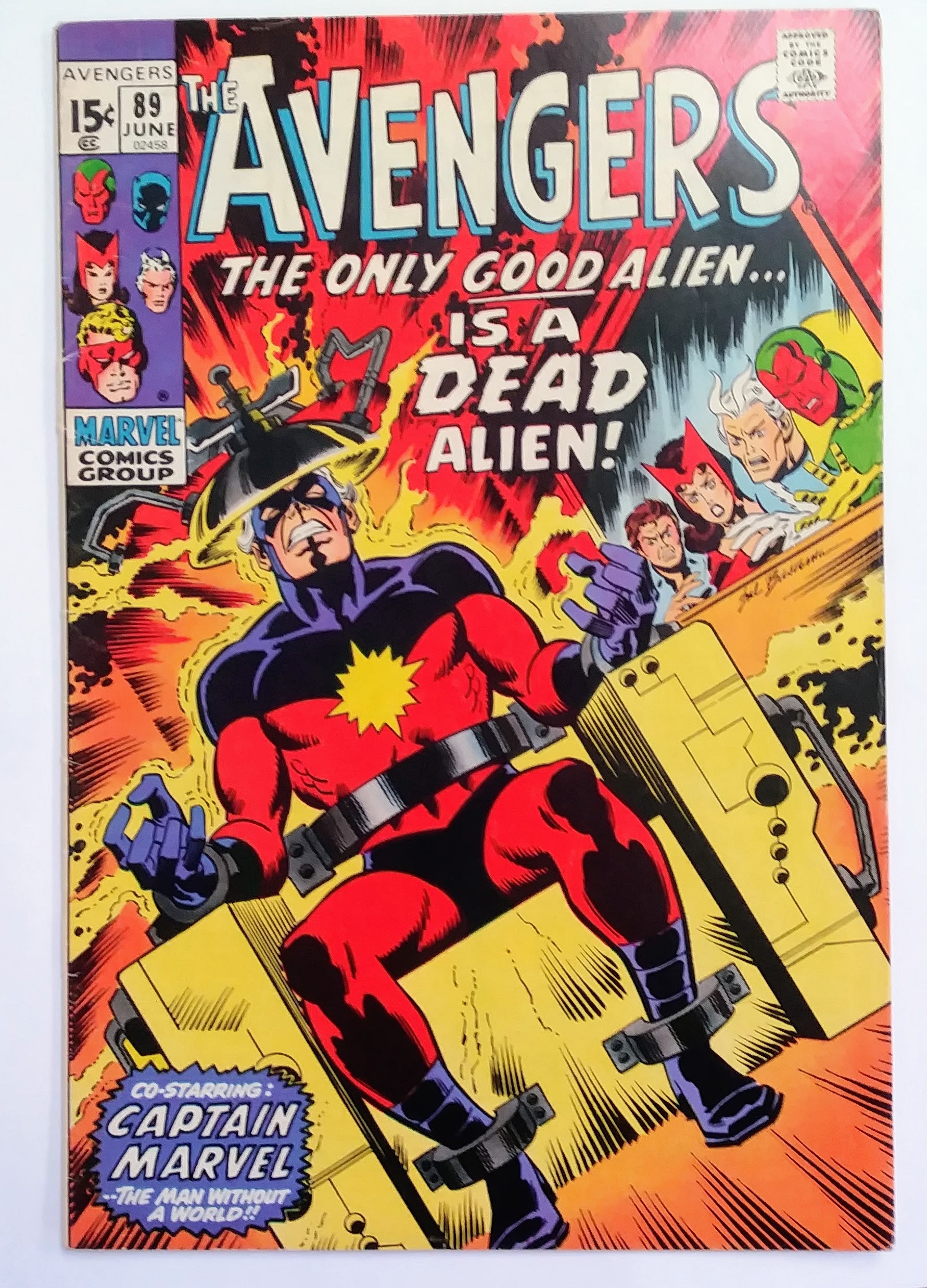 Avengers #089, Marvel Comics (June 1971, G/VG)