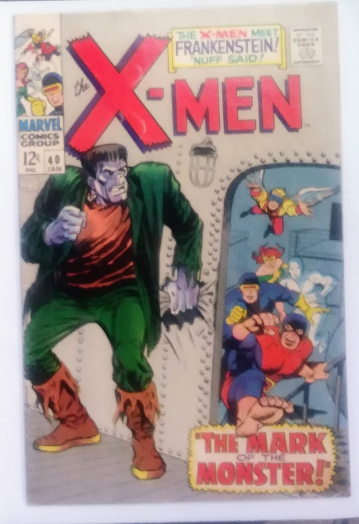 X-Men #040, Marvel Comics (January 1968, G/VG)