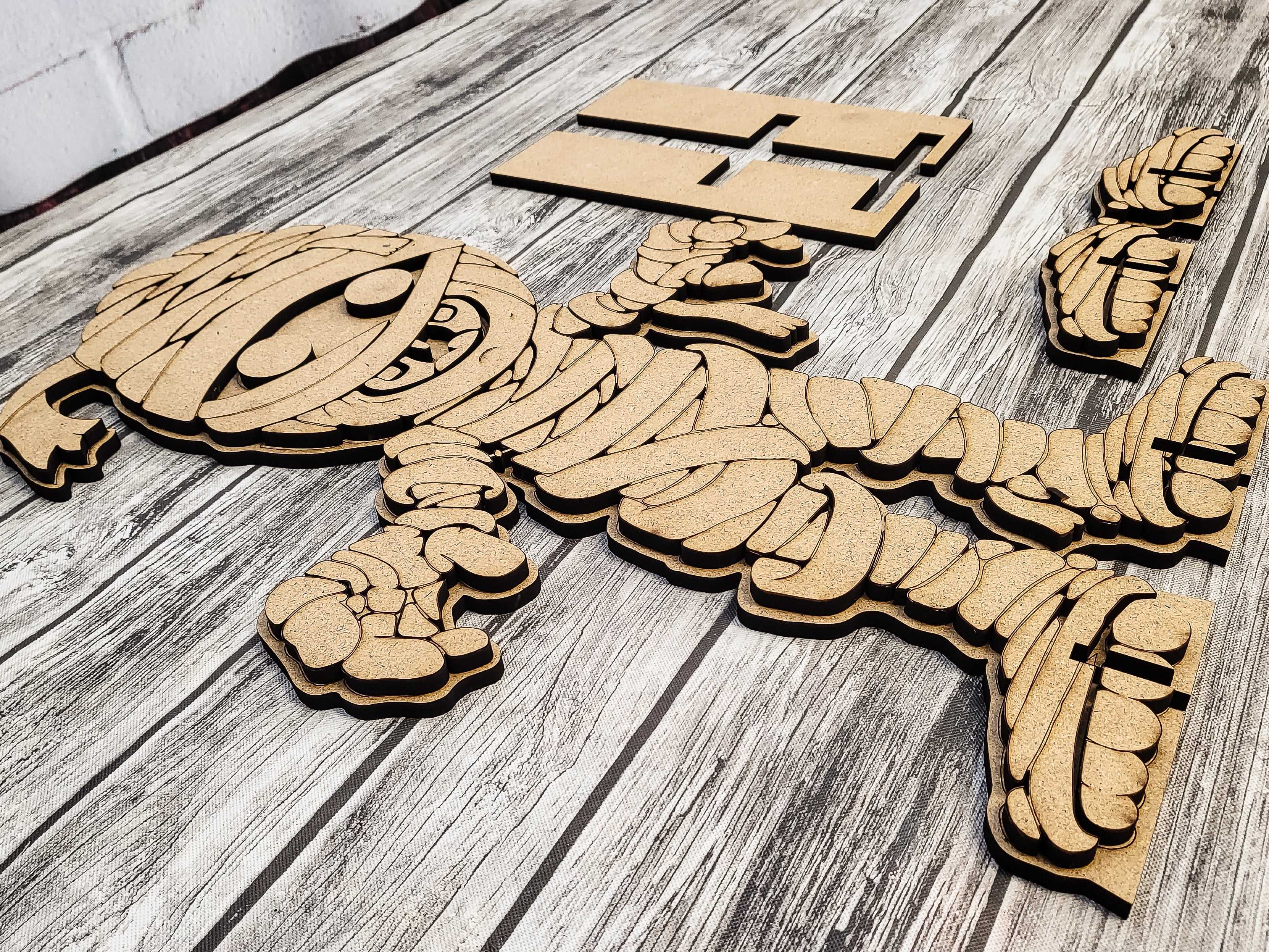 18inch Halloween Mummy Porch Stander DIY Unfinished Kit