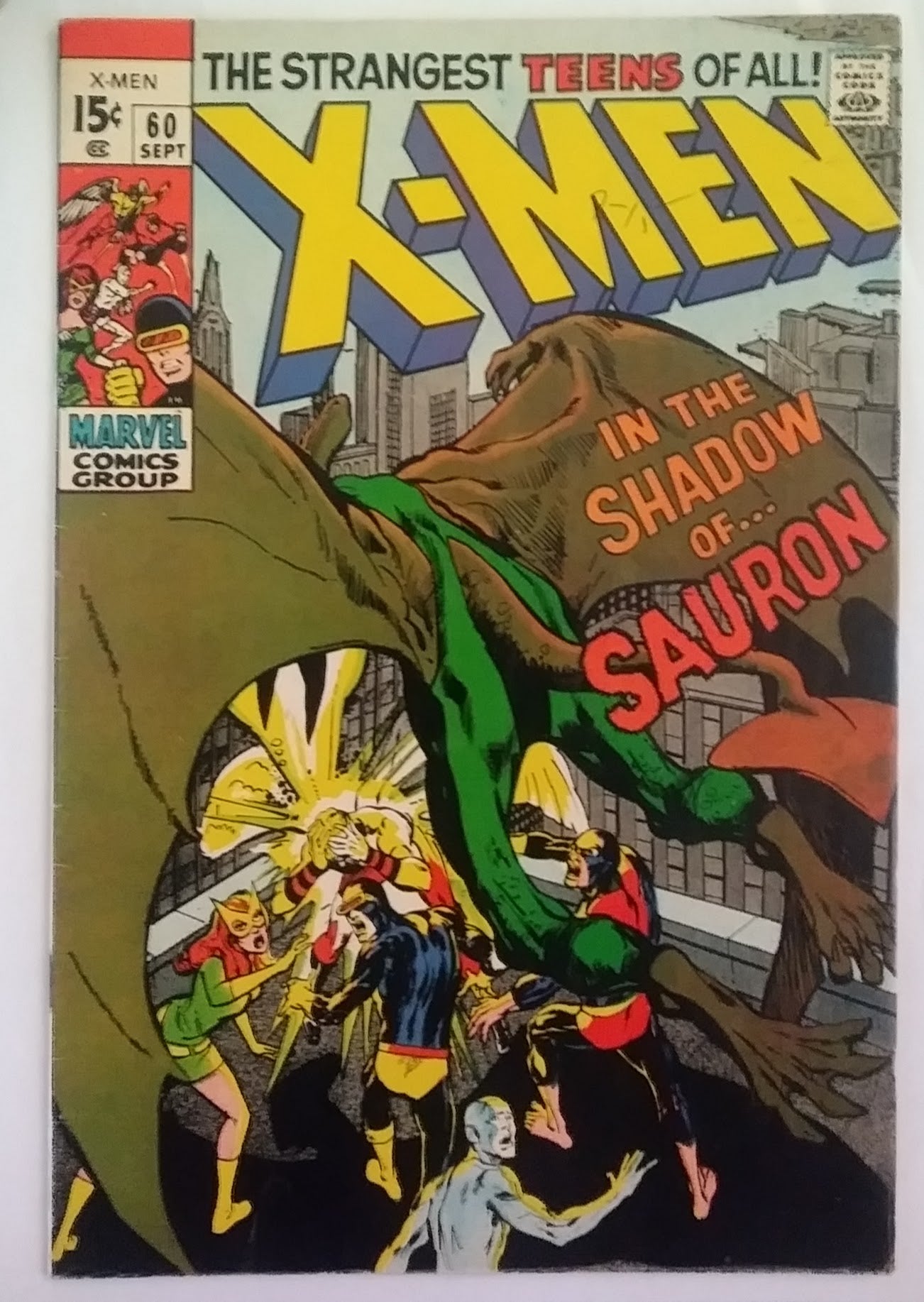 X-Men #060, Marvel Comics (September 1969, VG+)