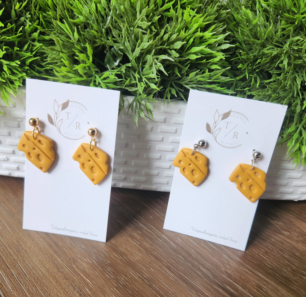 Wisconsin cheese earrings