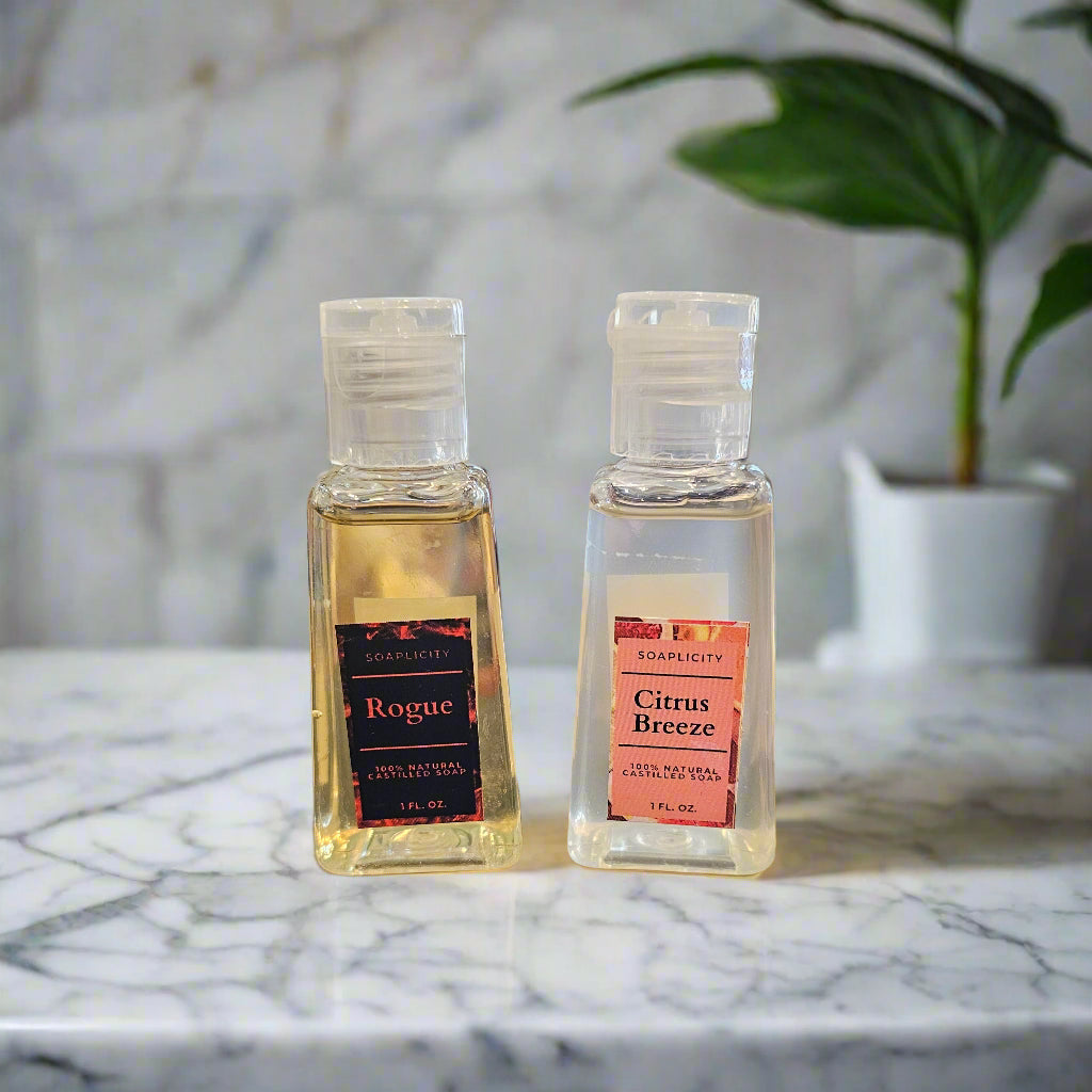 Mini Liquid Hand Soap - Travel Size, Assorted Scents