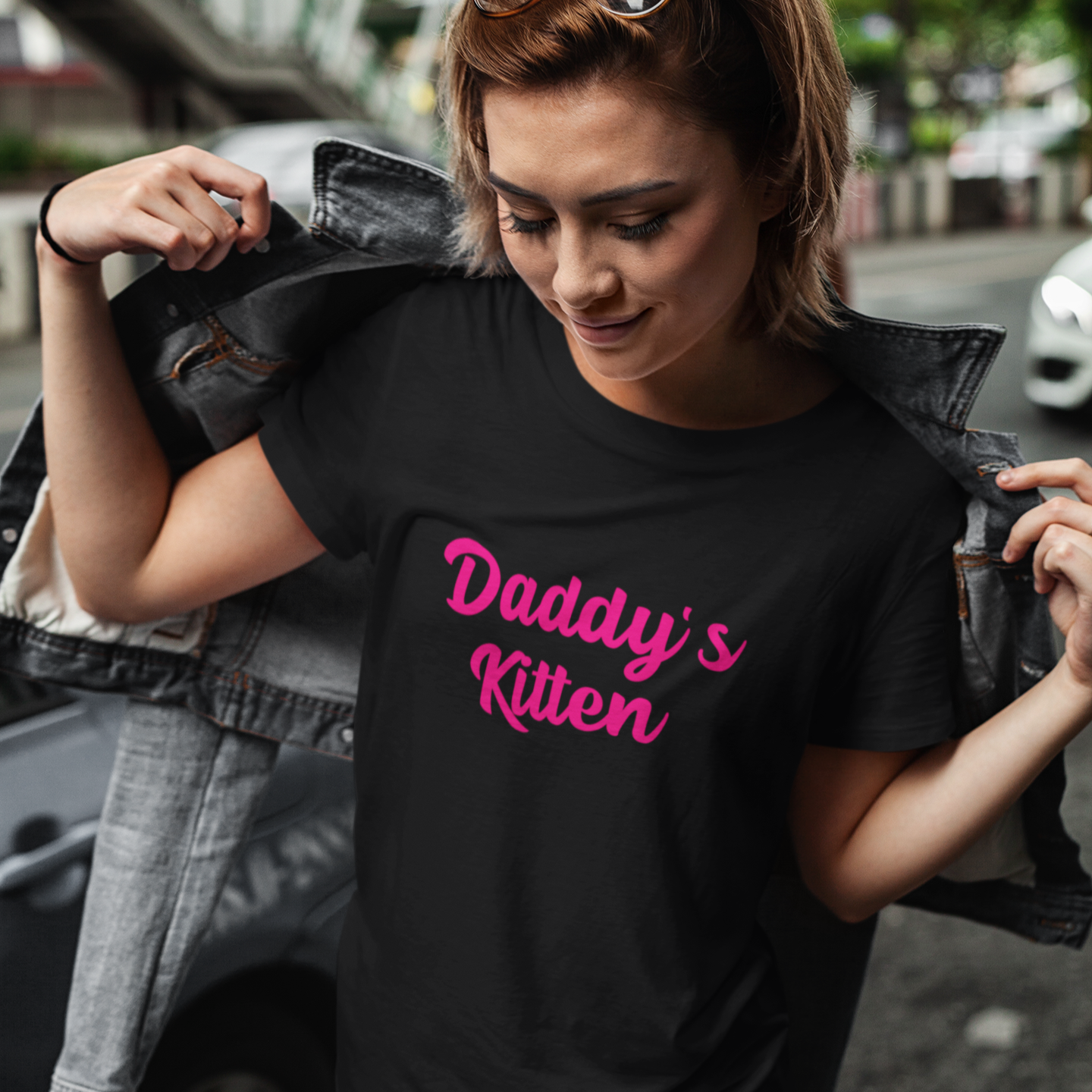 Daddy&amp;#39;s Kitten Unisex Ultra Cotton Tee