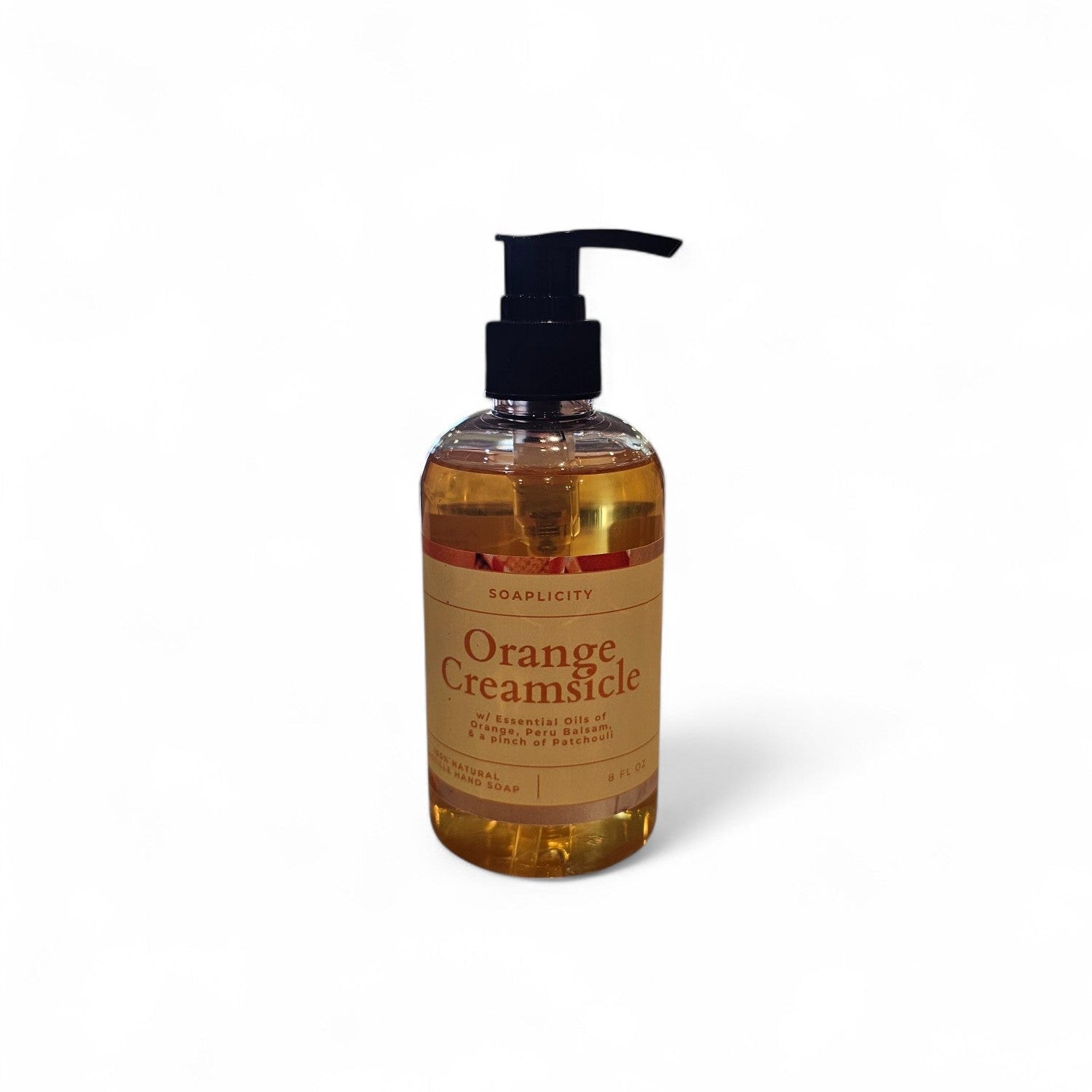 Orange Creamsicle Liquid Hand Soap, 100% Natural
