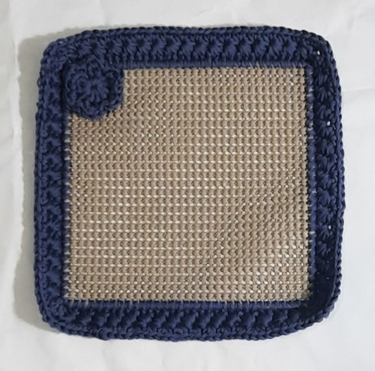 Jar Gripper with Magnet: Navy Blue/Brown