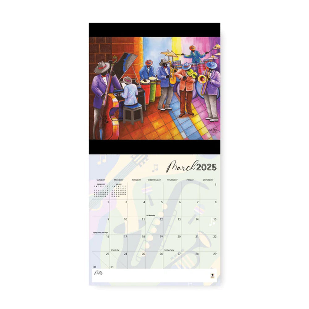 2025 All That Jazz Wall Calendar