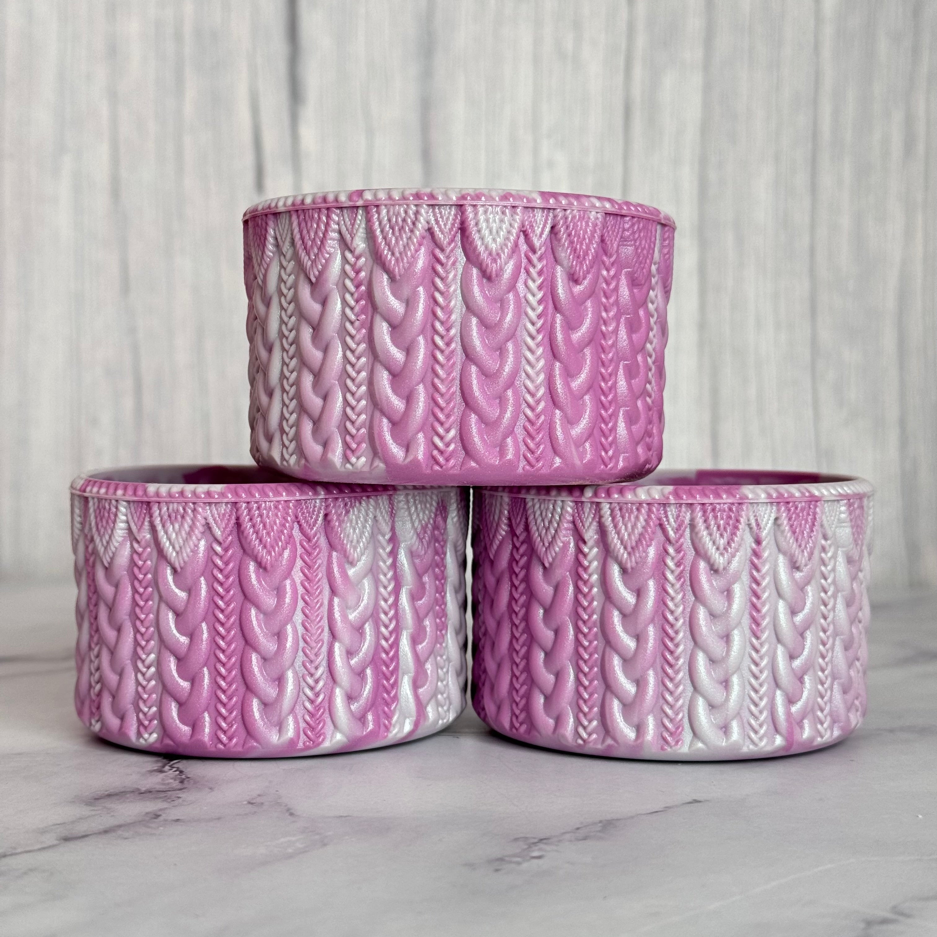 Laura’s Pretty Purple REMIX MACRAME Tumbler Boot