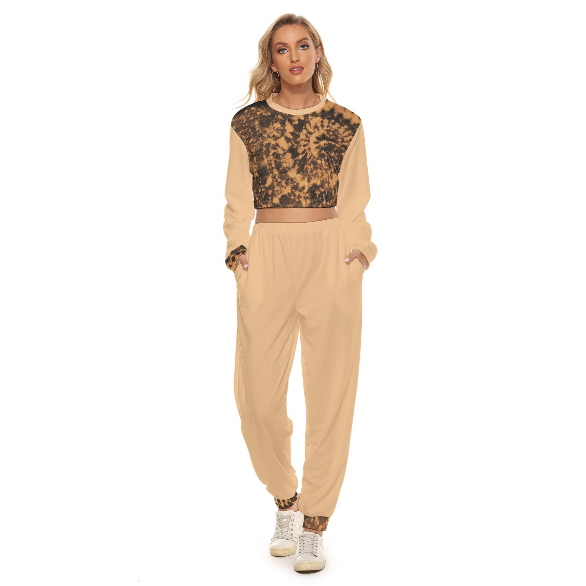Mandala Splash Women&amp;#39;s Crop Sweatsuit