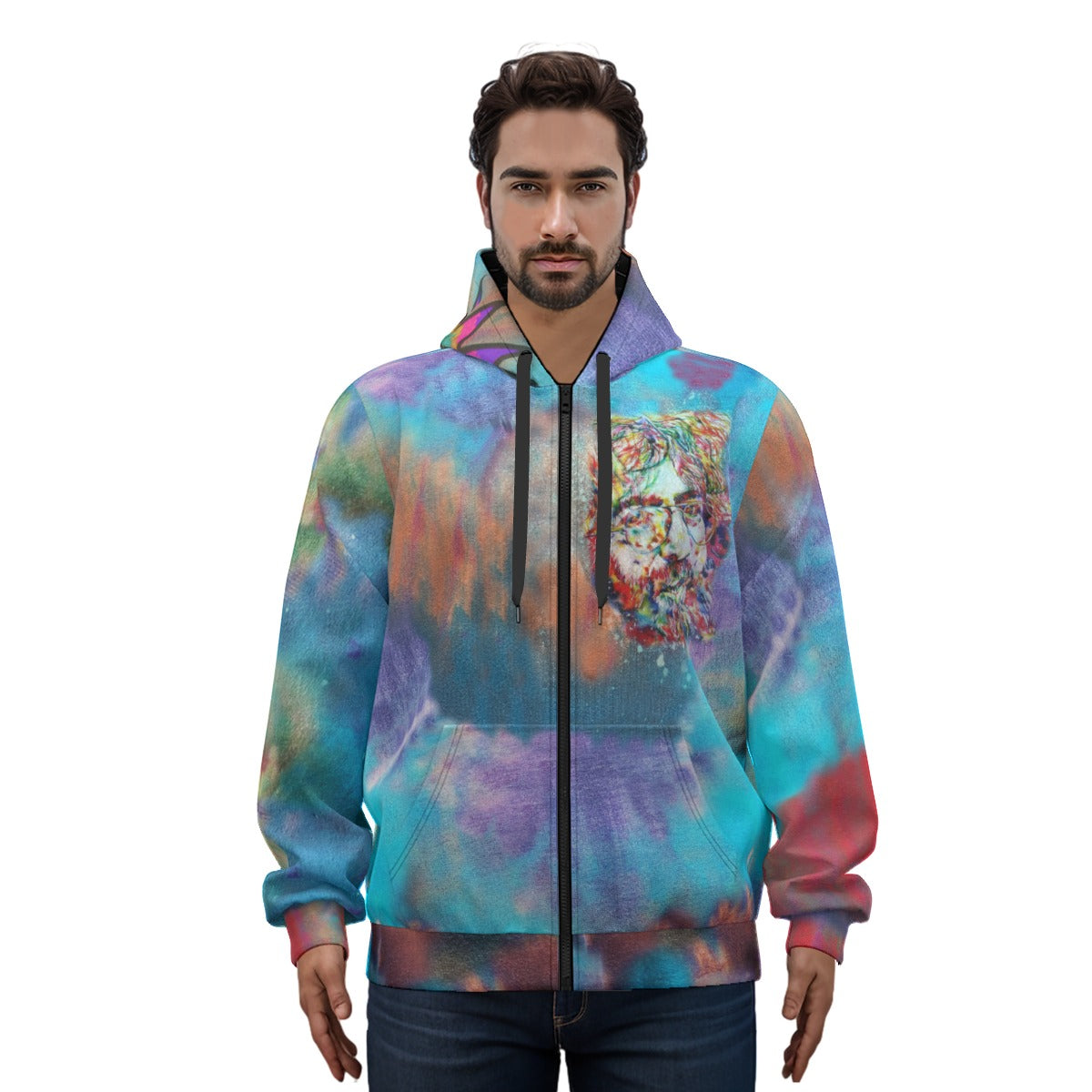 J.G. Dead Head 100% Cotton Zip Hoodie