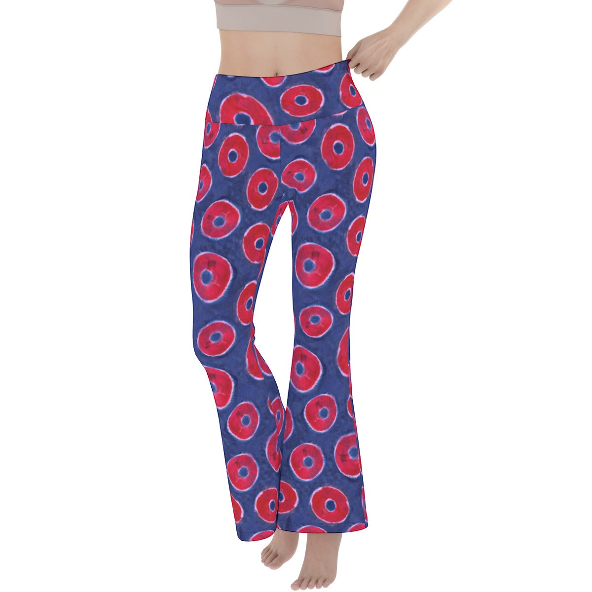 Phish Donuts Women&amp;#39;s SUPA Flare Yoga Leggings