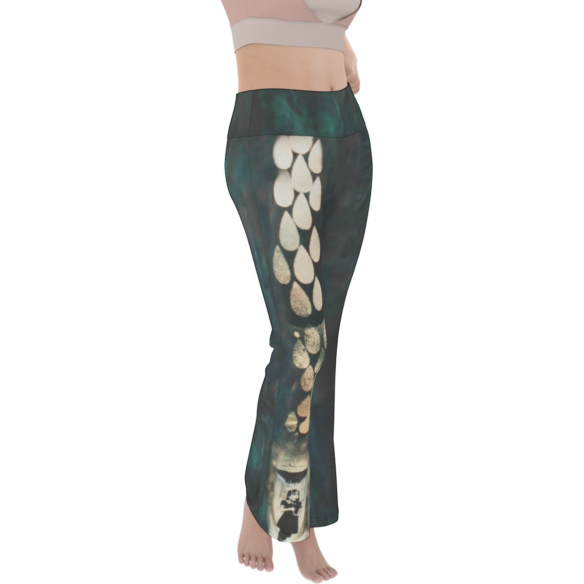 Rain Drops Women&amp;#39;s SUPA Flare Yoga Pants