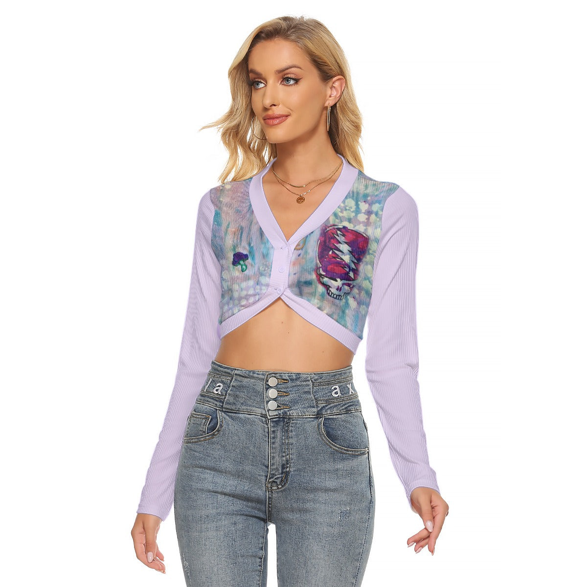 IKO Lavy Taffy JUICE Women&amp;#39;s Crop Top Blouse