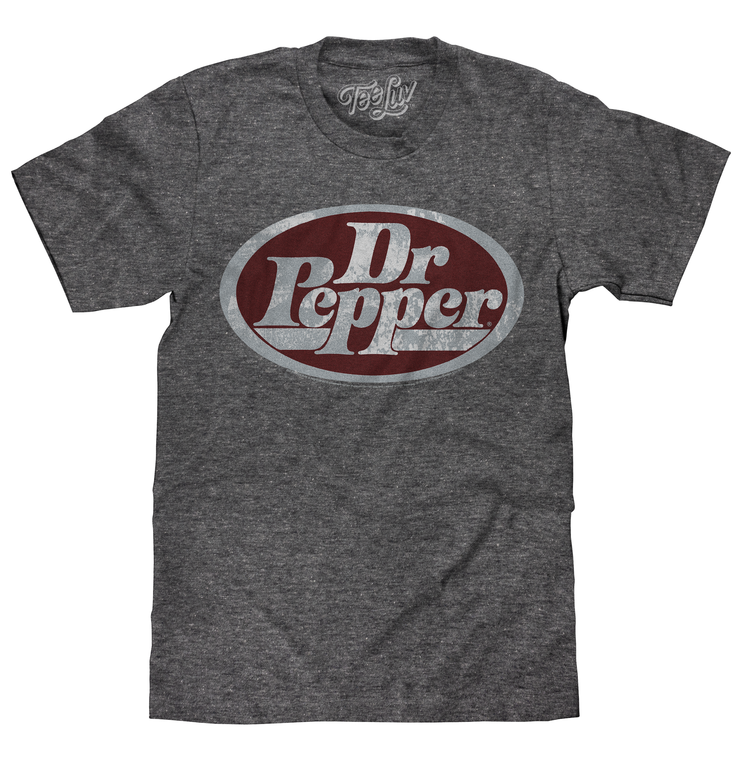 Dr Pepper Oval Logo T-Shirt - Gray