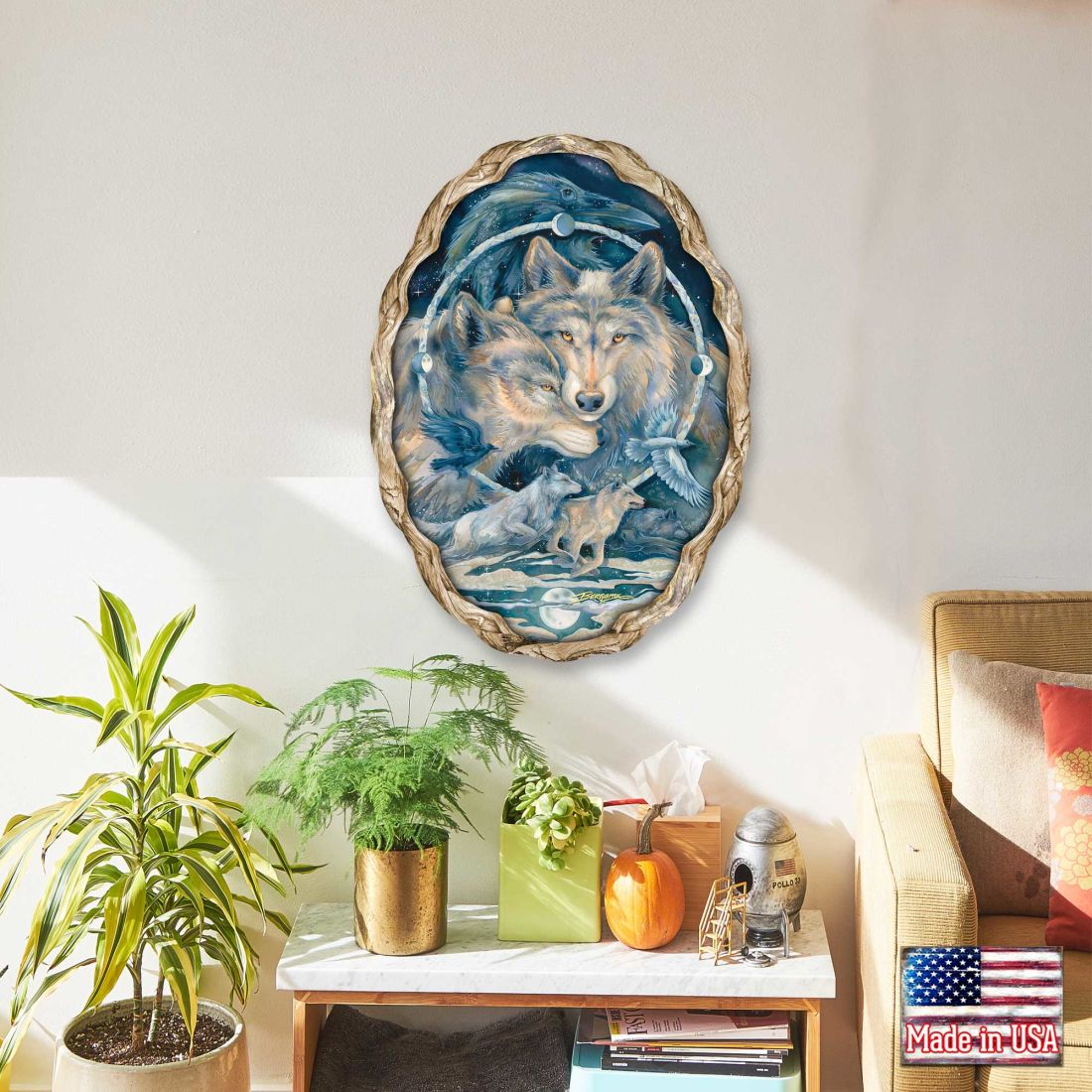 In Spirit I Am Free Wildlife Wall Art - J. Bergsma - Wildlife Holiday Decor - 8591723W-JB