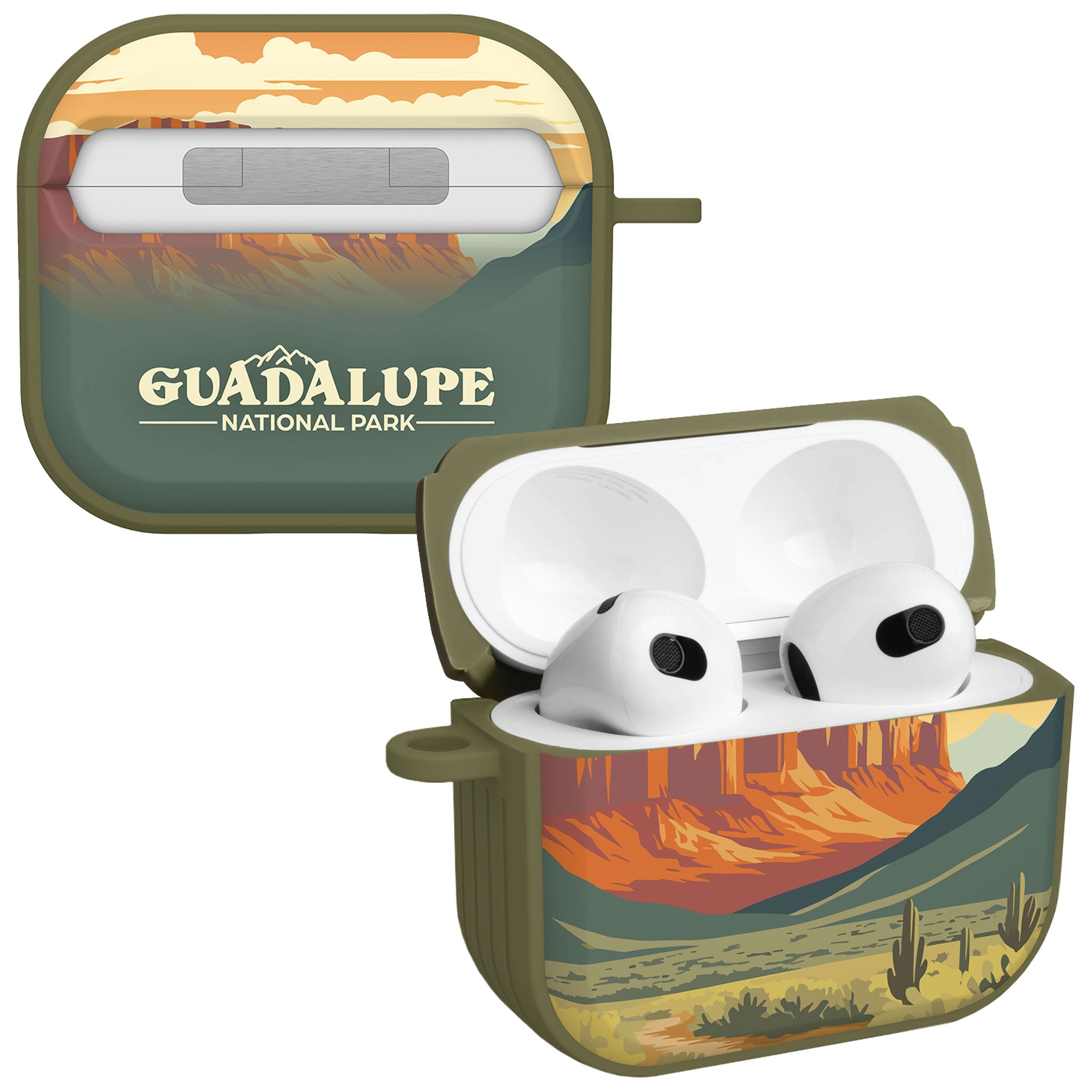 National Parks Guadalupe HDX Apple Airpods Gen 3 Case Cover
