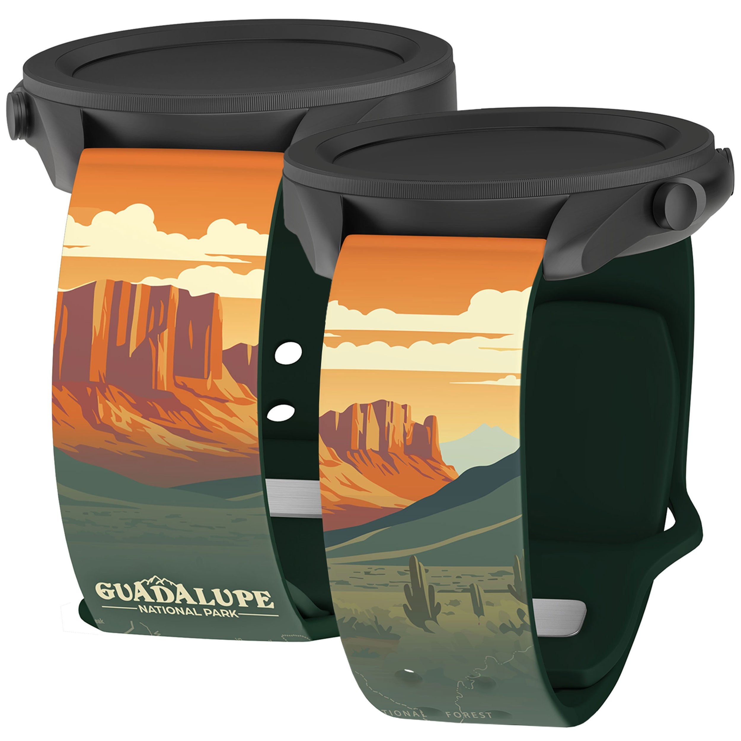 National Parks Guadalupe HD  Watchband for Samsung, Garmin, Fossil, and More
