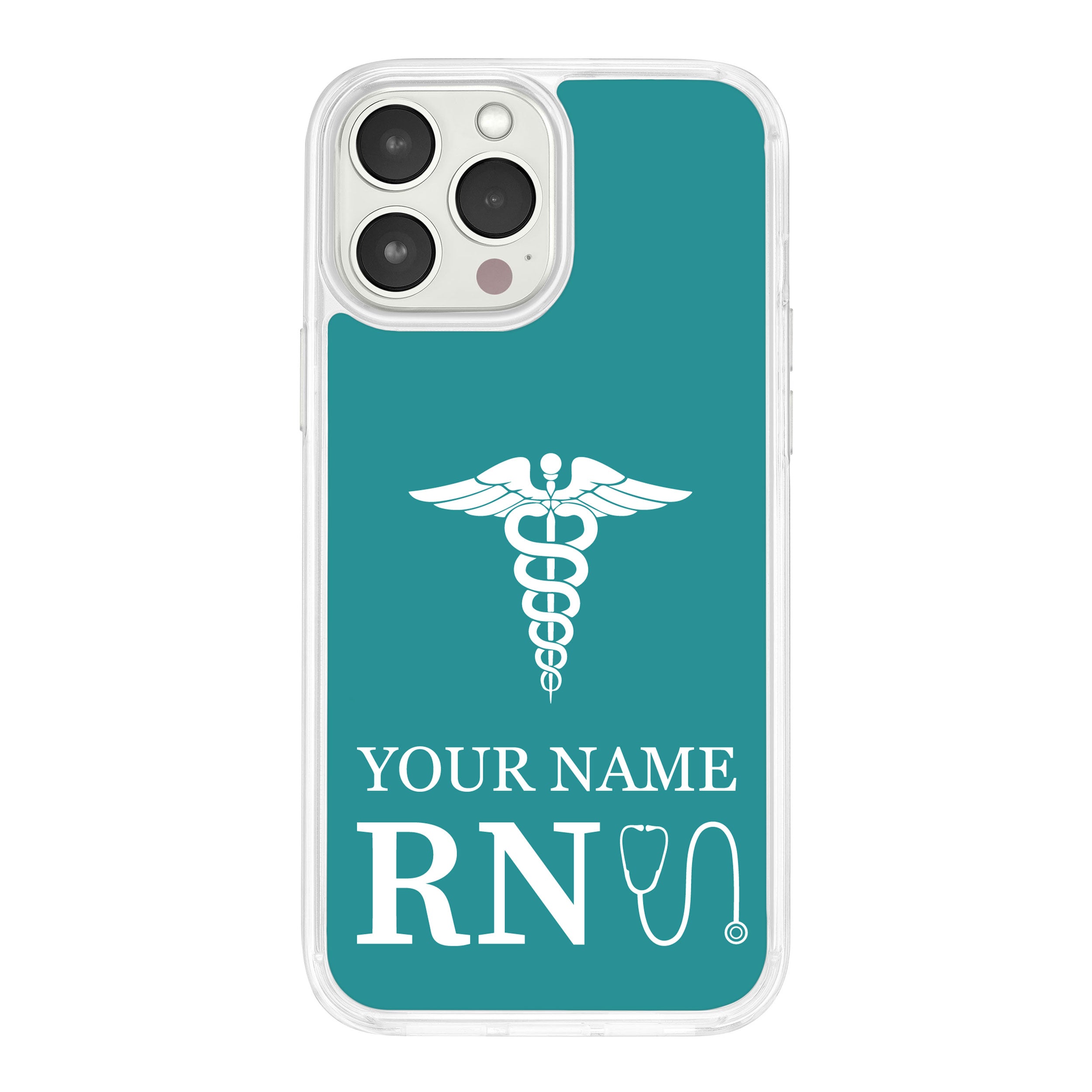 Nurse HD Custom Name Apple iPhone 15 Series Mag-Safe Phone Case