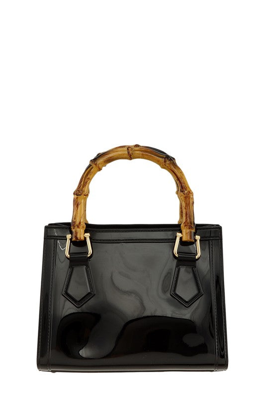 “A Day At The Mall” Bamboo Handle Jelly Bag