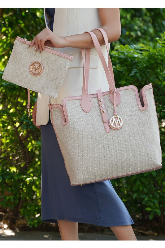 “Juliana” Tote &amp;amp; Wristlet
