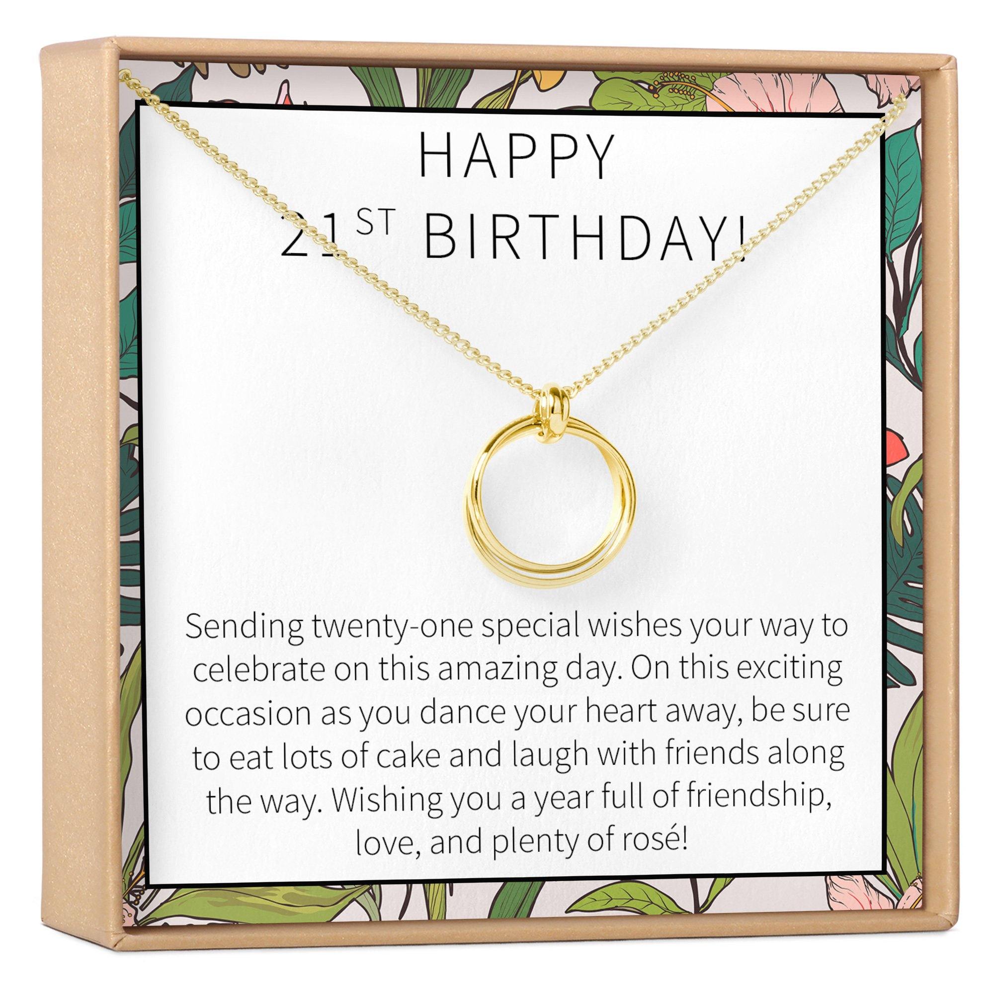 21st Birthday Necklace
