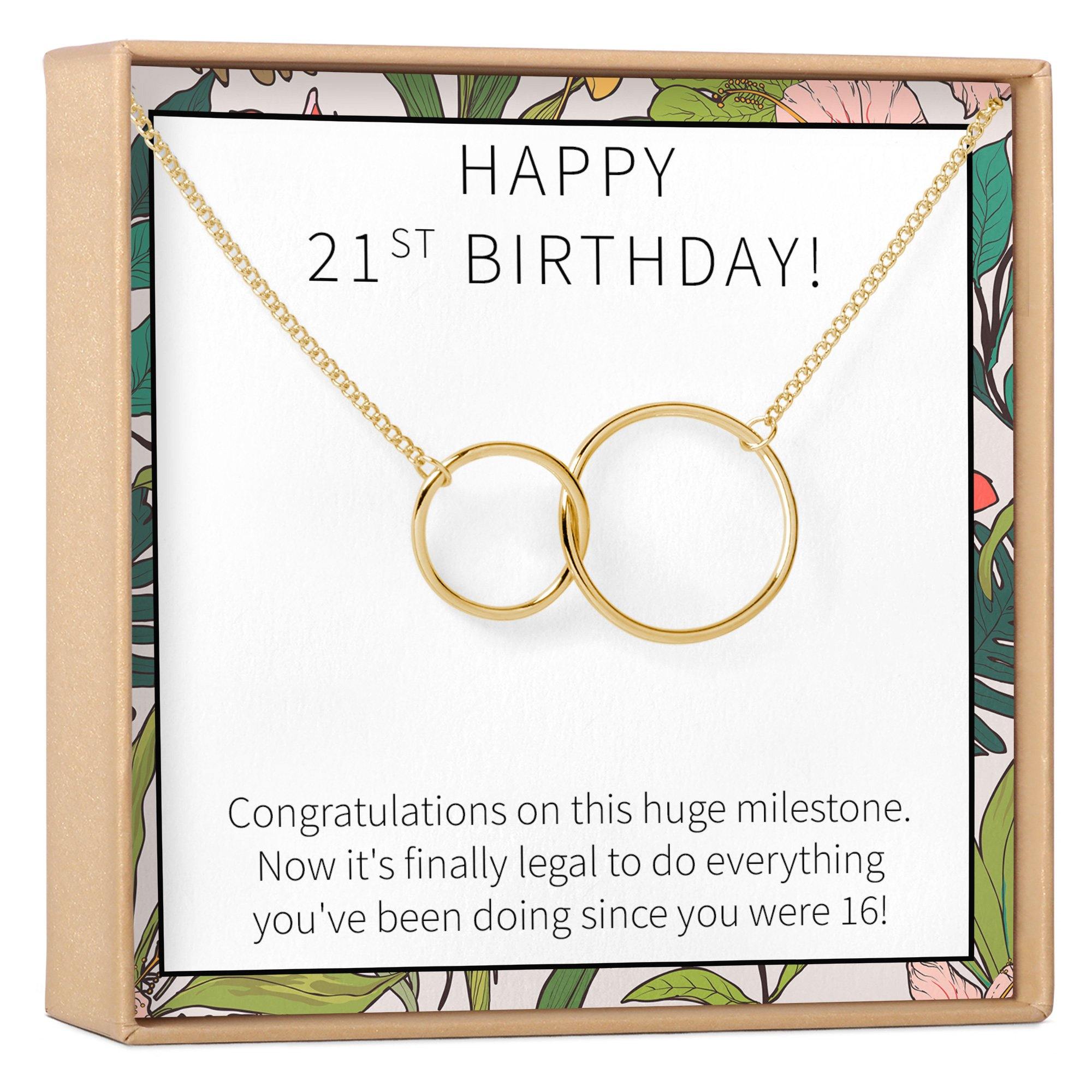 21st Birthday Necklace